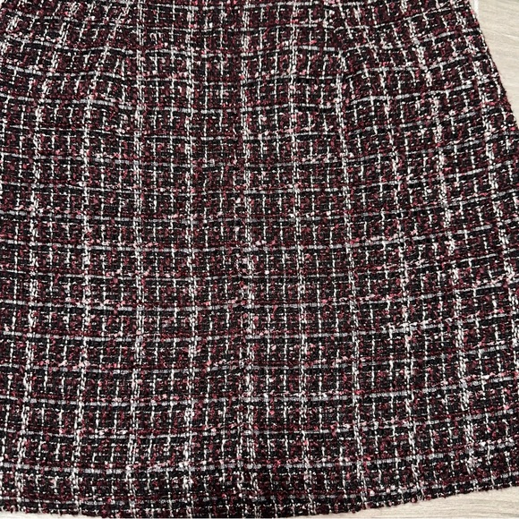LOFT Burgundy Cabernet  A-Line Mini Skirt - Picture 6 of 6